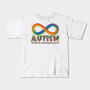Autism Accept Understand Love Kids T-Shirt